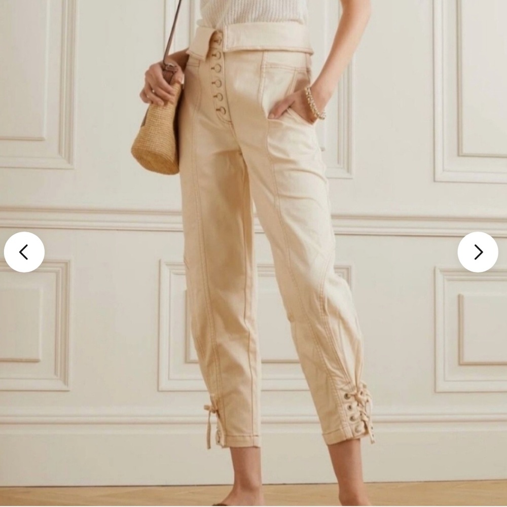 Ulla Johnson Kingston Jeans beige Women's Size 6 denim